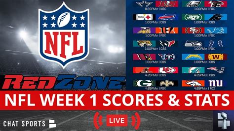 professional football scores week 1